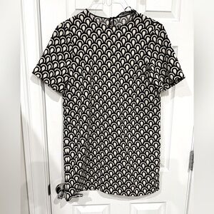 Zara Women’s Shift Black and White Dress